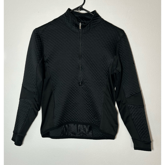 Nike Sphere 1/2 Zip Black Quilted Running Jacket Sz XS - Picture 1 of 8
